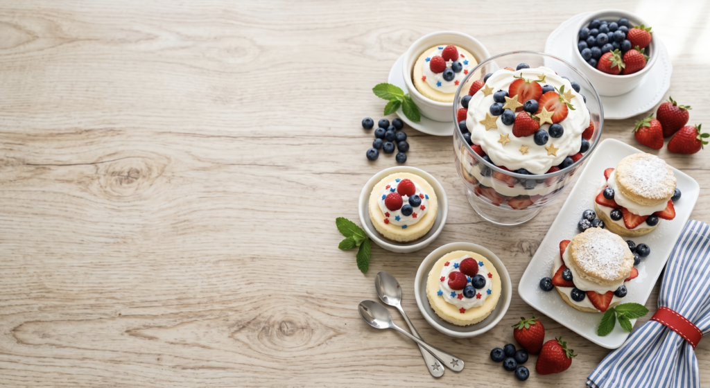 healthy July 4th Americana desserts